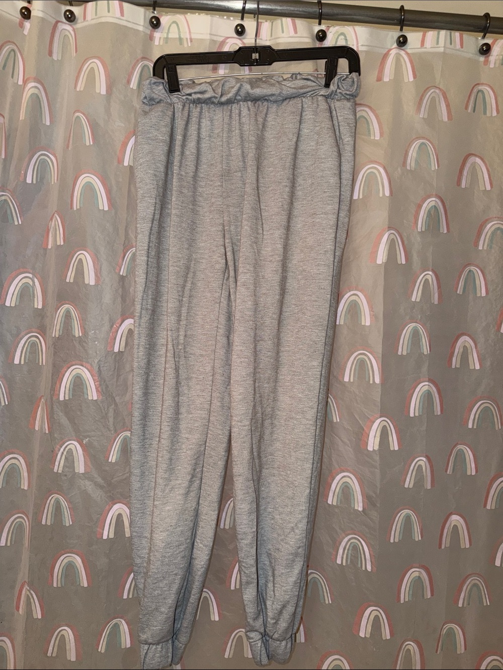 Casual Light Gray Women's Jogger Pants - Pull-On Track Pants